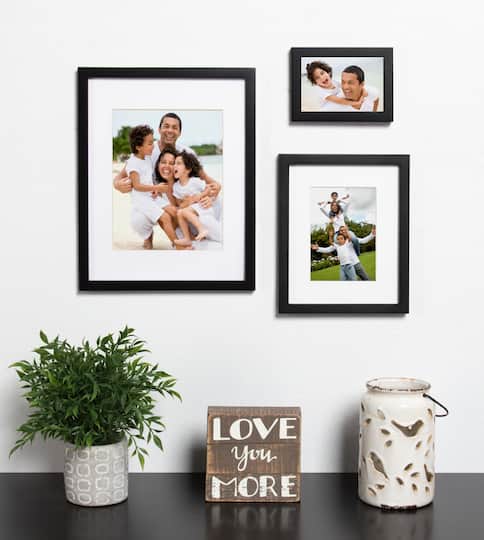 Kate and Laurel 11" x 14" Gallery Picture Wood Frame 8" x 10" with Mat